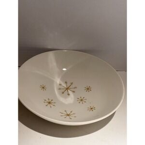 MCM Royal China Ironstone Glow Dessert Bowls 5 1/2" Set of 2 Atomic Star MCM